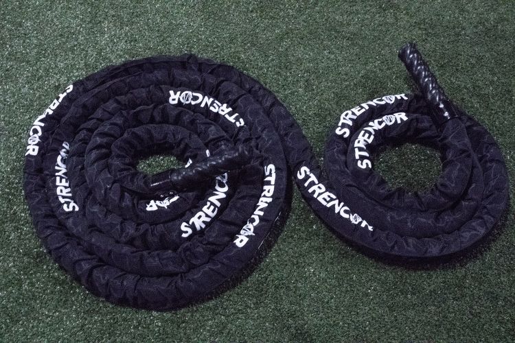 Covered discount battle rope