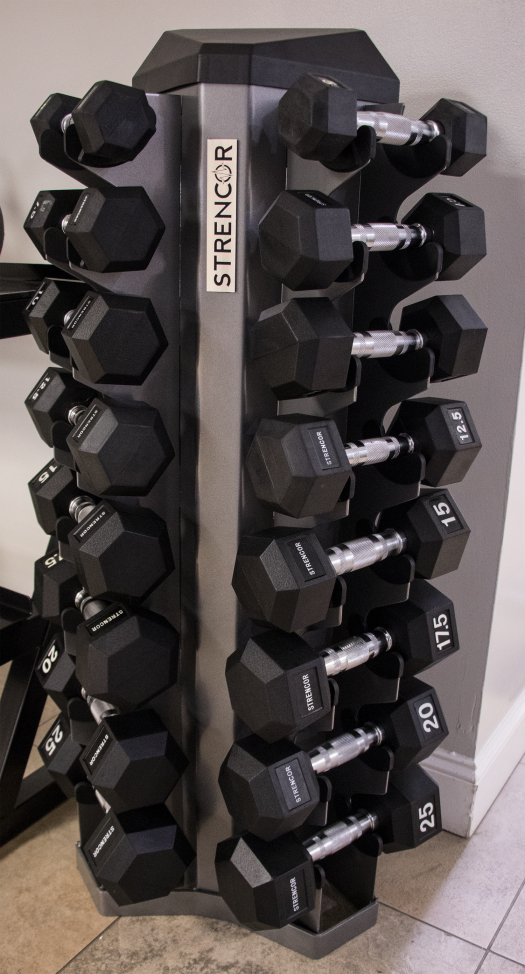 Strencor 8 pair Dumbbell Rack