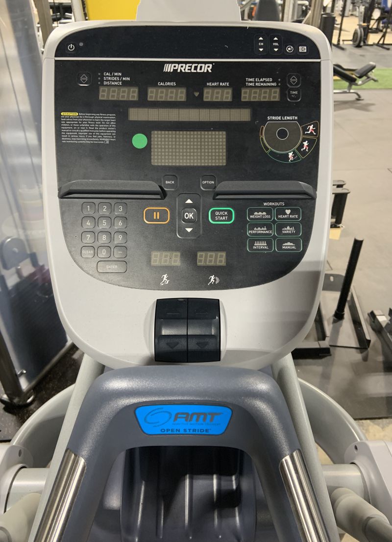 Precor AMT 835 with Open Stride Adaptive Motion Trainer | Carolina Fitness Equipment