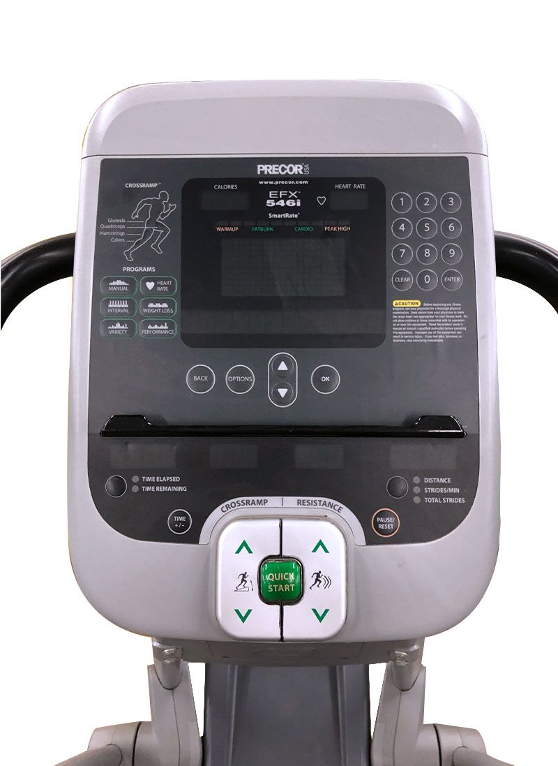Precor EFX 546i Elliptical | Used Gym Equipment | Carolina Fitness Equipment