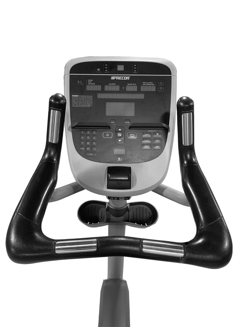Precor UBK 835 Upright Bike | Used Exercise Bike | Carolina Fitness Equipment